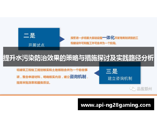 提升水污染防治效果的策略与措施探讨及实践路径分析
